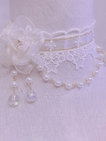 Sweet Lolita Accessoires Dentelle Blanche Chaînes Choker Fibre Polyester Divers