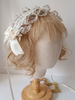Sweet Lolita Accessoires Ecru Blanc Dentelle Nœuds Couvre-chef Polyester Divers