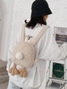 Sweet Lolita Bag Kaki Court Peluche Faux Suède Polyester Accessoires Lolita