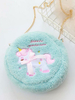 Sweet Lolita Bag Light Sky Blue Long Plush Animal Print Cross Body Bag Lolita Accessories Déguisements Halloween