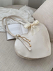 Sweet Lolita Bag Sac à bandoulière Lolita en forme de coeur avec nœuds