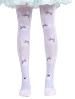 Sweet Lolita bas Lolita imprimé lilas chaussettes hautes Déguisements Halloween