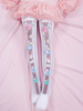 Sweet Lolita Bas Rose Spandex Couleur Bonbon Accessoires Lolita