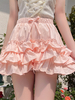 Sweet Lolita Bloomers Short Lolita ample à volants blancs