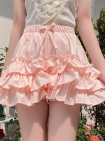 Sweet Lolita Bloomers Short Lolita ample à volants blancs