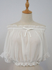 Sweet Lolita Blouse Lemon Planet Ruffle Bow en mousseline de soie Lolita Top Déguisements Halloween