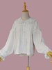 Sweet Lolita Blouses Lolita Top Infanta Manches Longues Chemise Lolita Blanche