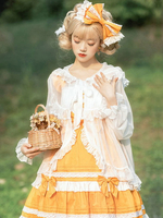 Sweet Lolita Blouses Neverland Manches Longues Volants Top Lolita Chemise Lolita Blanche