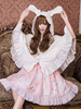 Sweet Lolita Cape Blanc Synthétique Volants Automne Lolita Outwears Déguisements Halloween
