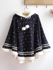 Sweet Lolita Cape Cape à capuche Pom Poms Vêtements dextérieur Lolita