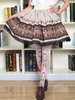 Sweet Lolita chaussettes roses imprimées Lolita Stocking Déguisements Halloween