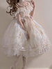 Sweet Lolita Dress Robe de mariée Lolita sans manches en polyester Élastique réglable