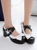 Sweet Lolita Footwear Arcs bout rond Pompes Lolita en cuir Synthétique Déguisements Halloween