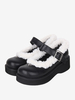 Sweet Lolita Footwear Escarpins Lolita en cuir PU à bout rond noir