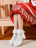Sweet Lolita Footwear Escarpins Lolita en cuir PU à gros talons blancs