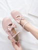 Sweet Lolita Footwear Pink Bows Escarpins en cuir Synthétique à gros talons Lolita Déguisements Halloween