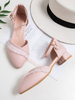 Sweet Lolita Footwear Pink Ruffles Toe Round Toe Synthétique Leather Lolita Pumps Déguisements Halloween