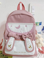 Sweet Lolita Handbag Bows Sac à dos en cuir Synthétique