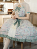 Sweet Lolita JSK robe chinois Floral imprimé fleurs