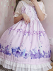 Sweet Lolita JSK Robe Dreamland Flower Sea Of Bunny Imprimé Jupes Lolita Jumper Déguisements Halloween