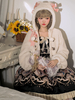 Sweet Lolita Manteaux Blanc à lacets Pardessus en polyester Bowknot Manteau Printemps Lolita Outwears
