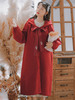 Sweet Lolita Manteaux Pardessus rouge Manches longues Polyester Automne Academy Lolita Outwears