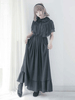 Sweet Lolita OP Robe à volants en dentelle Trim Robe en mousseline de soie noire Lolita One Piece Déguisements Halloween