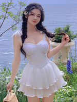 Sweet Lolita Outfits - Combinaison sans manches à volants blancs
