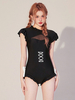 Sweet Lolita Outfits - Combinaison sans manches à volants noirs
