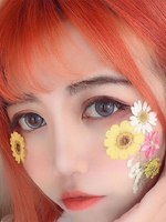 Sweet Lolita Perruques Oragnge Rouge Court Résistant À La Chaleur Fibre Lolita Cheveux Perruque Déguisements Halloween