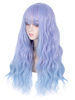Sweet Lolita Perruques Violet Big Curve Curls Fiber Lolita Accessoires