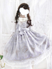 Sweet Lolita Robe JSK Lolita Imprimé Archets Jupes Lolita Jumper Lilac Déguisements Halloween