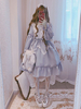 Sweet Lolita Robe OP Alice au pays des merveilles Ruffle Lace Robe Lolita One Piece Déguisements Halloween
