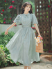 Sweet Lolita Robe Polyester Manches Courtes Robe Élastique Réglable