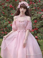 Sweet Lolita Robe Polyester Manches Courtes Sweet Dress Robe Lolita