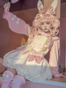 Sweet Lolita Robe Polyester Manches Longues