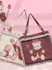 Sweet Lolita Sac Couronne Ours Imprimé Lolita Sacs À Bandoulière Déguisements Halloween