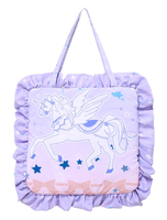 Sweet Lolita sac violet volants cheval impression Lolita à main Déguisements Halloween