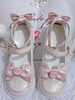 Sweet Lolita Shoes White Bow Bows Escarpins Lolita en cuir PU à bout rond