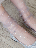 Sweet Lolita Socks Étoiles Imprimer Accessoires Lolita Chaussettes amples Déguisements Halloween