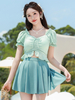 Sweet Lolita Tenues Écru Blanc Volants Imprimé Floral Manches Courtes Haut Pantalon