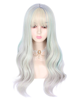 Sweet Lolita Wigs Curls Fiber Light Grey Accessoires Lolita