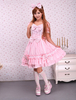 Sweet Rose Lotila OP robe et Cape avec des arcs et des volants Déguisements Halloween