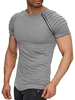 T-shirt À manches courtes à zip Slim Fit manches raglan 2021 T-shirt pour hommes