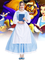 T shirt Ensemble bleu en polyester bicolore de Princesse Déguisements Halloween