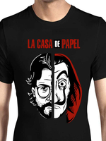 T-shirt Money Heist Dali Rouge La Casa De Papel Tee Déguisements Halloween