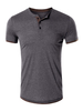 T-shirts Casual Jewel Neck Oversize Manches Courtes