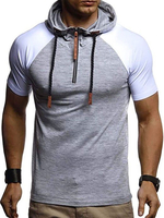 T-shirts Chic À Capuche Manches Courtes