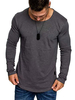 T-shirts Chic Col Bijoux Manches Longues