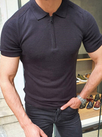 T-shirts Chic Col Rabattu Manches Courtes
